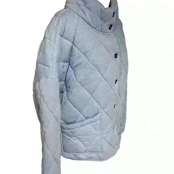 Wild Fable Women's Button Front
Quilted Jacket.Size XXL. Blue - Picture 4 of 10
